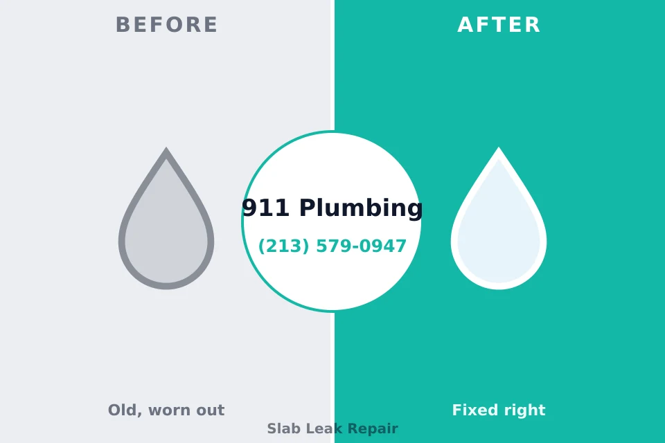 Before and after: plumbing company Sam Rayburn, TX